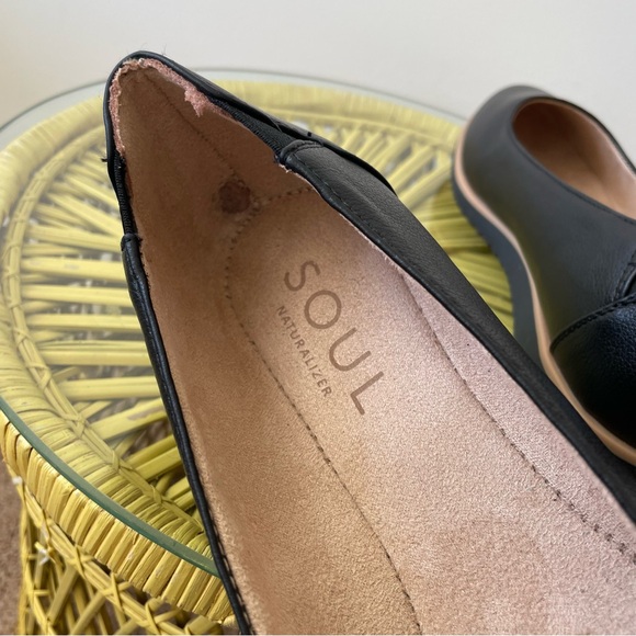 SOUL Naturalizer Women’s Black Casual Flat Size 10W - Picture 5 of 9